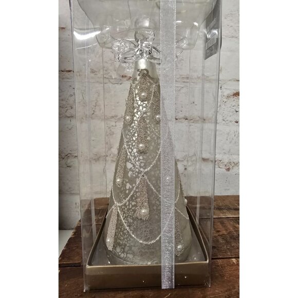 NEW Glass LED Angel Figurine With Color-Changing Lights By Pier 1 Imports - Picture 1 of 8